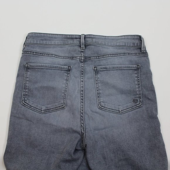 Fidelity Women's Jeans Gray Luna Grommet Shred Hem - Picture 7 of 12